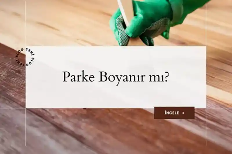 Parke Boyanır mı?