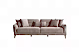 Antero Üçlü Koltuk Bej