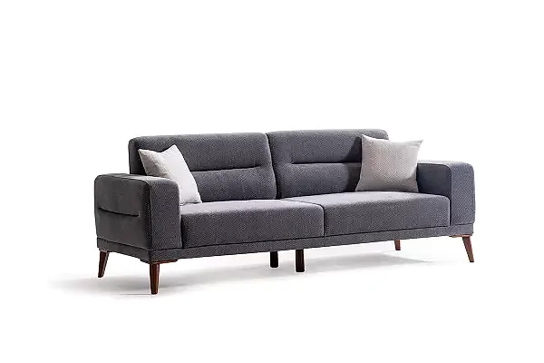 Ada Üçlü Koltuk Gri