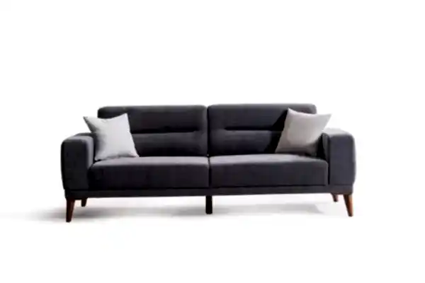 Ada Üçlü Koltuk Gri