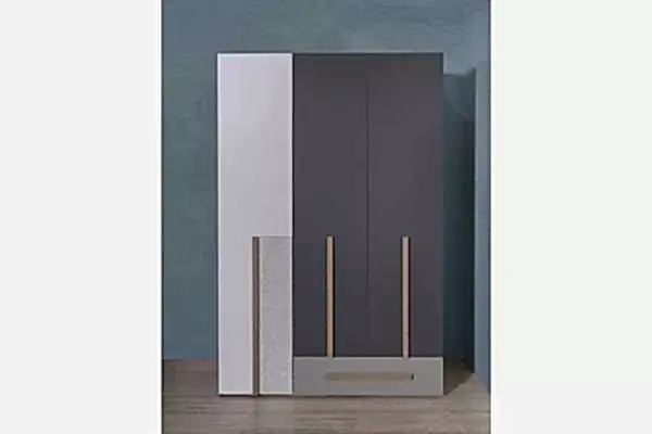 City Genç Odası 3 Kapaklı Dolap