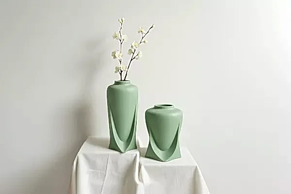 İkili Seramik Vazo - BYR48