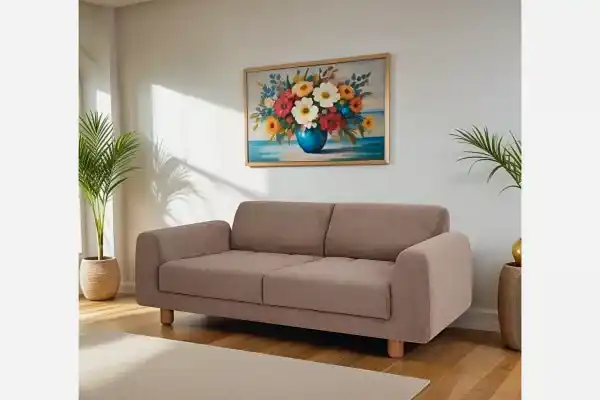 Kapadokya Üçlü Koltuk Kahverengi