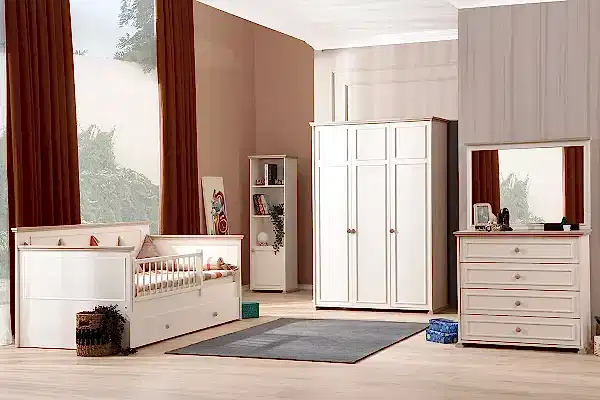 Latte Çocuk Odası Takımı Sedirli