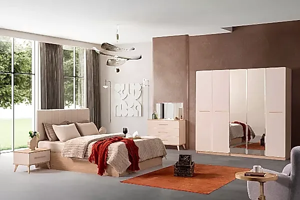 Mimosa 5 Kapaklı Yatak Odası Takımı
