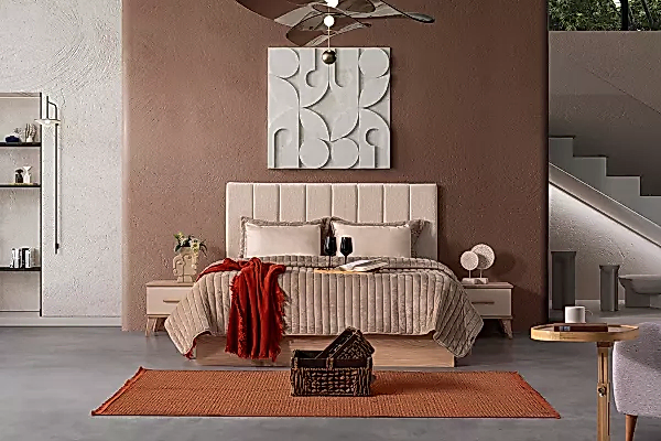 Mimosa Bazalı Karyola + Başlık