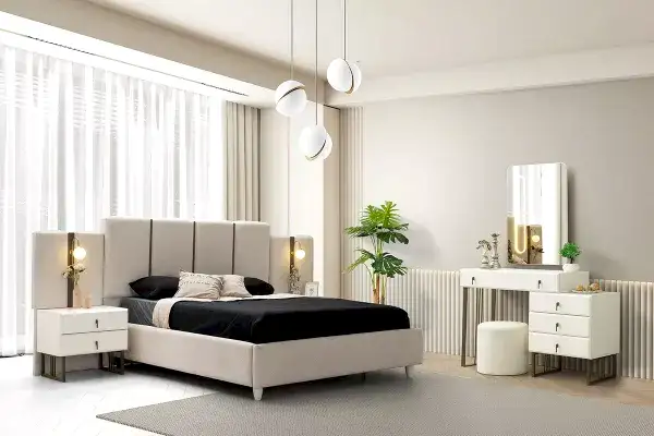 Oslo Bazalı Karyola + Başlık