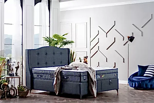 Oxford Yatak-Baza-Başlık Seti