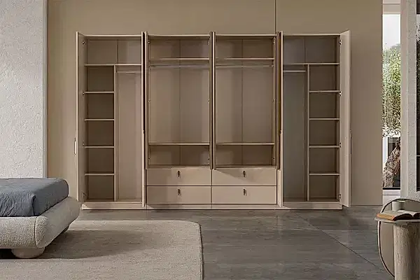 Porto Gardırop 2 Askılıklı 2 Camlı Takım