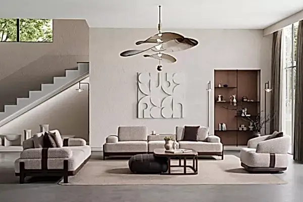 Rina Koltuk Takımı - Ahşap Ayaklı