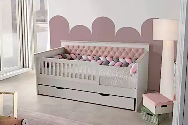 Sahra Çocuk Odası Sedir Karyola + Alt Karyola + Korkuluk