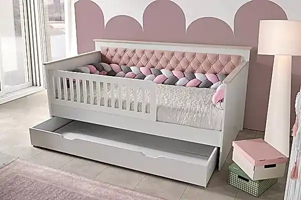 Sahra Çocuk Odası Sedir Karyola + Alt Karyola + Korkuluk