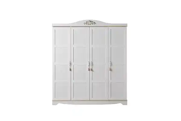 Sahra Genç Odası 4 Kapaklı Dolap