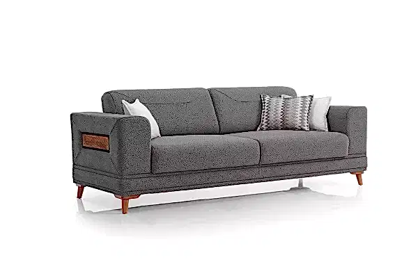 Valencia Üçlü Koltuk Füme