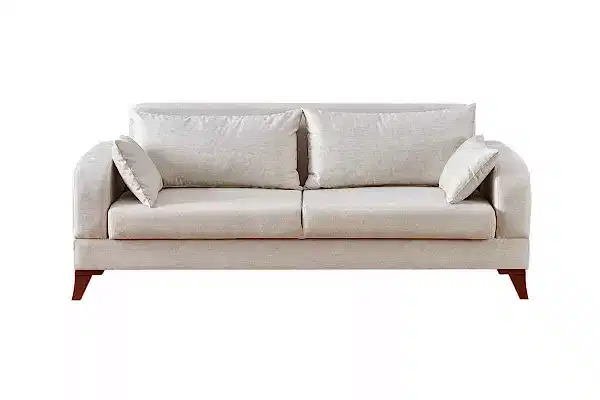 Vesta Üçlü Koltuk Krem